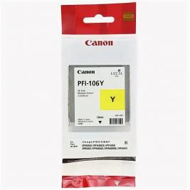 Картридж струйный Canon PFi-106Y Yellow (130мл)