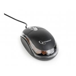 Mouse Gembird MUS-U-01, Optical 1000 Dpi, Black, USB