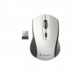 Мышь Gembird Wireless MUSW-4B-02-BS, USB, Black/Silver, 2.4 GHz, 4-button, 800/1200/1600dpi