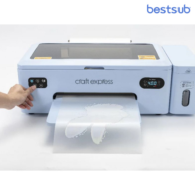 Плёнка 30см*100 метров OtterPro Hot Cold Peel в рулоне для печати DTF чернилами 75мкм