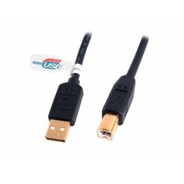 Кабель  USB A-plug B-plug 3.0m (High quality SVEN)