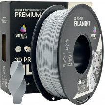Filament pentru imprimanta 3D Smart Print FG-S49-E1, PLA+, Silver, 1.75 мм, 1кг