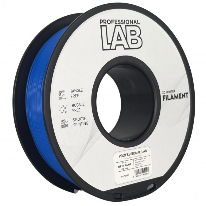 Филамент для 3D-принтера PLA, FG-P85-E1 ProfLab, Meta Blue, 1.75 мм, 1кг