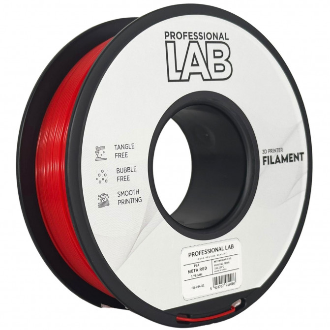 Филамент для 3D-принтера PLA, FG-P84-E1 ProfLab, Meta Red, 1.75 мм, 1кг