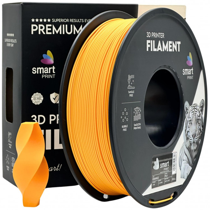 Филамент для 3D-принтера PLA, FG-S71-E1 Smart Print, Orange, 1.75 мм, 1кг