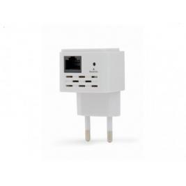 Range Extender WNP-RP300-03, Wi-Fi repeater, 300 Mbps, Supports all IEEE 802.11b/g/n WiFi standards (2.4GHz networks)