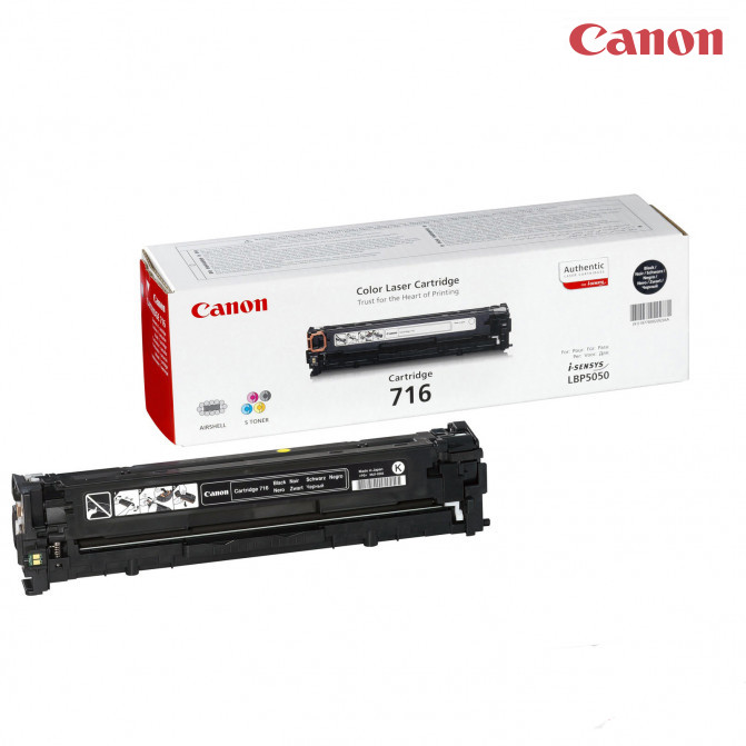 Cartuş laser Canon 716 Bk (HP CB543A) Black Original
