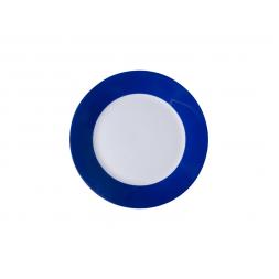 Тарелка белая 8" с синими краями для сублимации