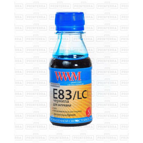 Cerneala WWM pentru imprimante Epson 100 ml Light Cyan E83LC