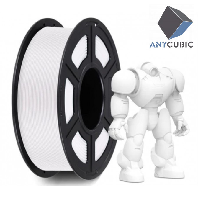 Филамент PLA White, Anycubic, AHPLBW-107, 1кг для 3D-принтера