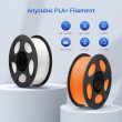 Filament pentru imprimanta 3D Anycubic  AHPLPBK-108, PLA+, Black, 1.75 mm, 1kg