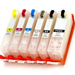 Cartuse reincarcabile pentru Canon IP7250/MG6350 (CLI-551/PGBK-550 6 color) 