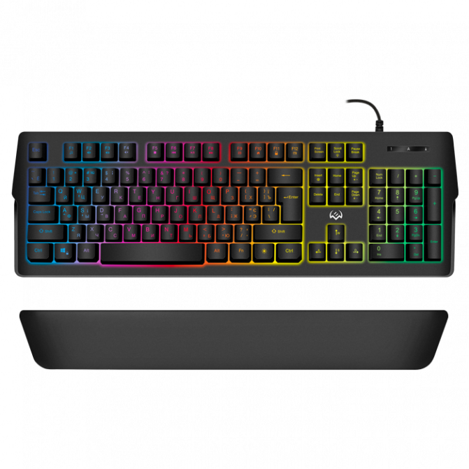 Tastatura SVEN KB-G9400 Gaming Keyboard, membrane with tactile feedback, 104 keys, 12 Fn-keys, Backlight