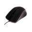 Mouse Qumo M66, Optical, 1000 dpi, 3 buttons, Ambidextrous, Black