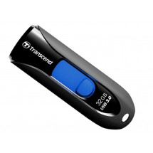 USB Flash 32GB USB3.1 Flash Drive Transcend "JetFlash  790", Black, Slider (R/W:90/25MB/s)