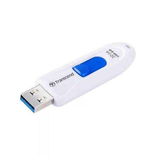 USB Flash 32GB USB3.1 Transcend "JetFlash  790", White