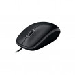 Мышь Logitech B100 OEM, Optical, 800 dpi, 3 buttons, Ambidextrous, Black, USB