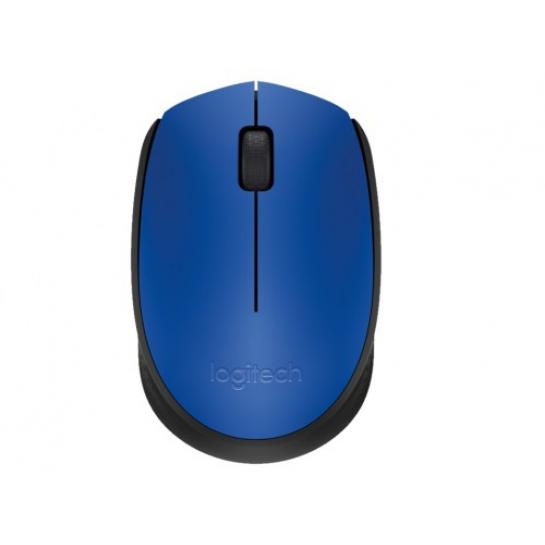 Мышь Logitech M171 Wireless, Optical, 3 buttons, Ambidextrous, 1xAA, Blue