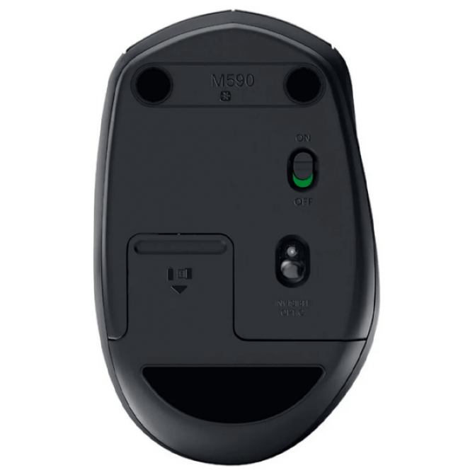 Mouse Logitech Wireless M280, Fara fir, Negru