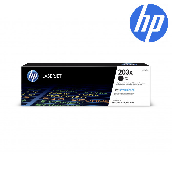 Картридж лазерный HP 203X (CF540X) Black Original