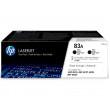 Cartuș laser  HP 83A Dual Pack (CF283AD) Black Original