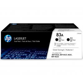 Cartuș laser  HP 83A Dual Pack (CF283AD) Black Original