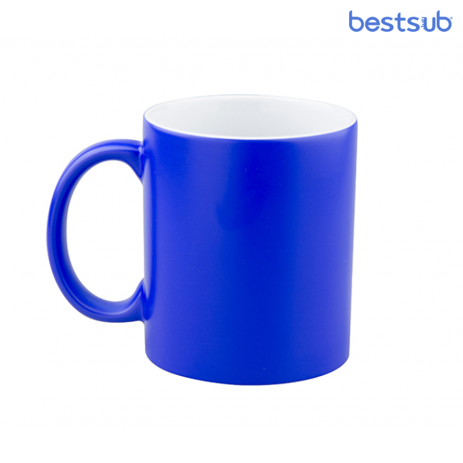 Кружка для сублимации хамелеон полу-глянцевая синяя 11oz BestSub B2CB-04FBN