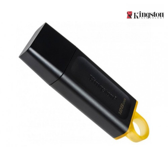 USB Флэш 128GB USB3.2  Kingston DataTraveler Exodia Black/Yellow