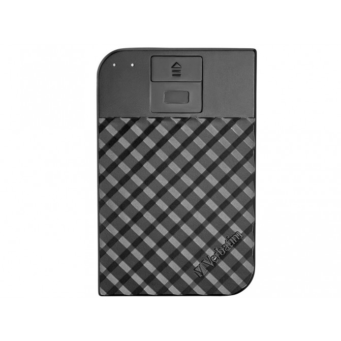Портативный HDD 1.0TB (USB3.1/USB-C)  Verbatim "Fingerprint Secure", Black