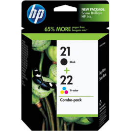 Cartuș cu jet de cerneală Original HP №21/22 (SD367AE) TwinPack