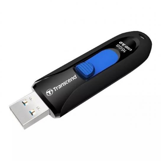 USB Флэш 16GB USB3.0/3.1 Transcend "JetFlash 790", Black