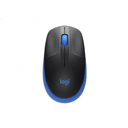 Mouse Logitech Wireless M190 Full-size, Optical, 1000 dpi, 3 buttons, Ambidextrous, Blue