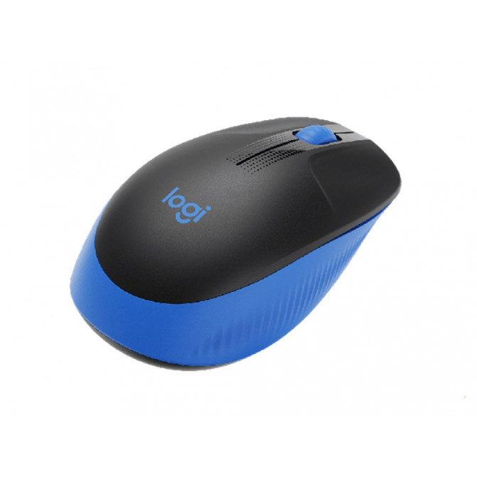 Mouse Logitech Wireless M190 Full-size, Optical, 1000 dpi, 3 buttons, Ambidextrous, Blue