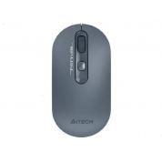 Mouse A4Tech Wireless FG20, Optical, 1000-2000 dpi, 4 buttons, Ambidextrous, 2xAAA, Ash Blue, USB