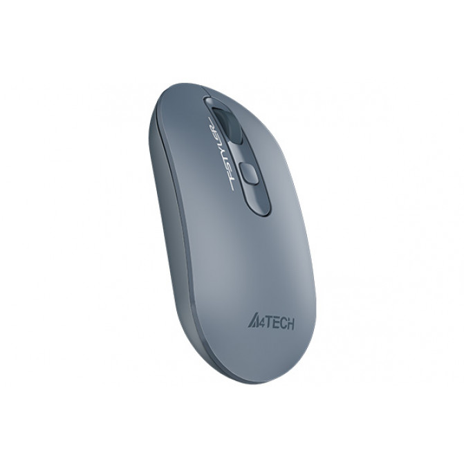 Мышь A4Tech Wireless FG20, Optical, 1000-2000 dpi, 4 buttons, Ambidextrous, 2xAAA, Ash Blue, USB