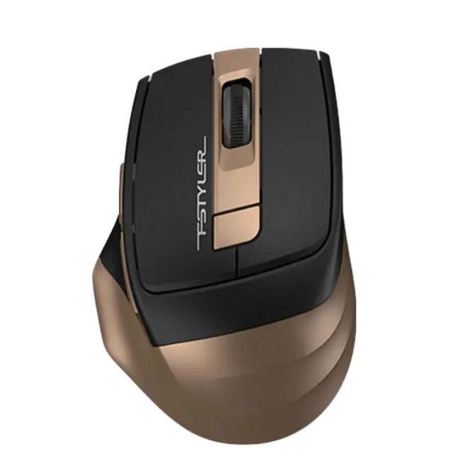 Мышь A4Tech Wireless FG35, Беспроводное, Чёрно - Бронзовый