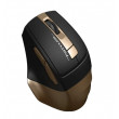 Мышь A4Tech Wireless FG35, Беспроводное, Чёрно - Бронзовый