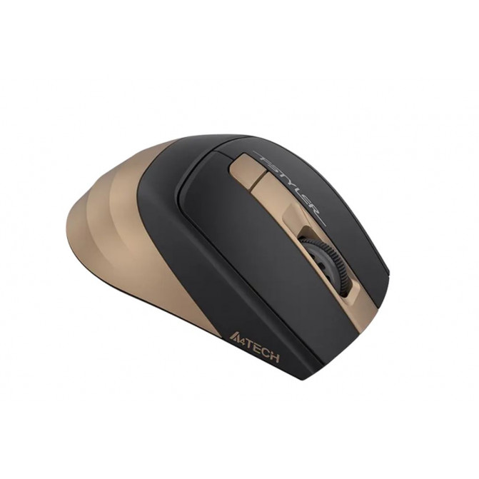 Мышь A4Tech Wireless FG35, Беспроводное, Чёрно - Бронзовый