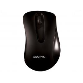 Mouse Canyon Barbone, Optical, 1200dpi, 3 buttons, Ambidextrous, Black, USB