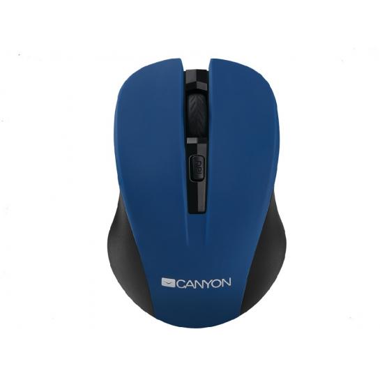 Мышь Mouse Canyon MW-1, Optical, 800-1200dpi, 4 buttons, Ambidextrous, 2xAAA, Blue
