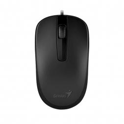 Mouse Genius DX-120, Optical, 1000 dpi, 3 buttons, Ambidextrous, Black, USB