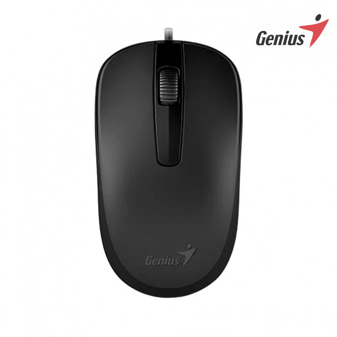 Мышь Genius DX-120, Optical, 1000 dpi, 3 buttons, Ambidextrous, Black, USB