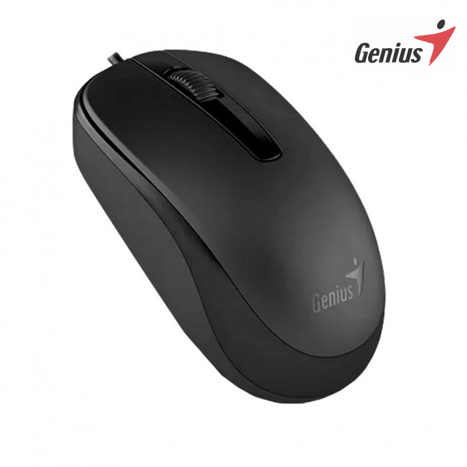 Мышь Genius DX-120, Optical, 1000 dpi, 3 buttons, Ambidextrous, Black, USB