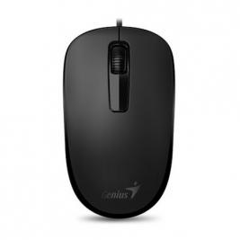 Mouse Genius DX-125, Optical, 1000 dpi, 3 buttons, Ambidextrous, Black, USB