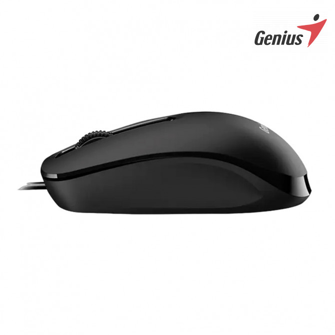 Mouse Genius DX-130, Optical, 1000 dpi, 3 buttons, Ambidextrous, Black, USB