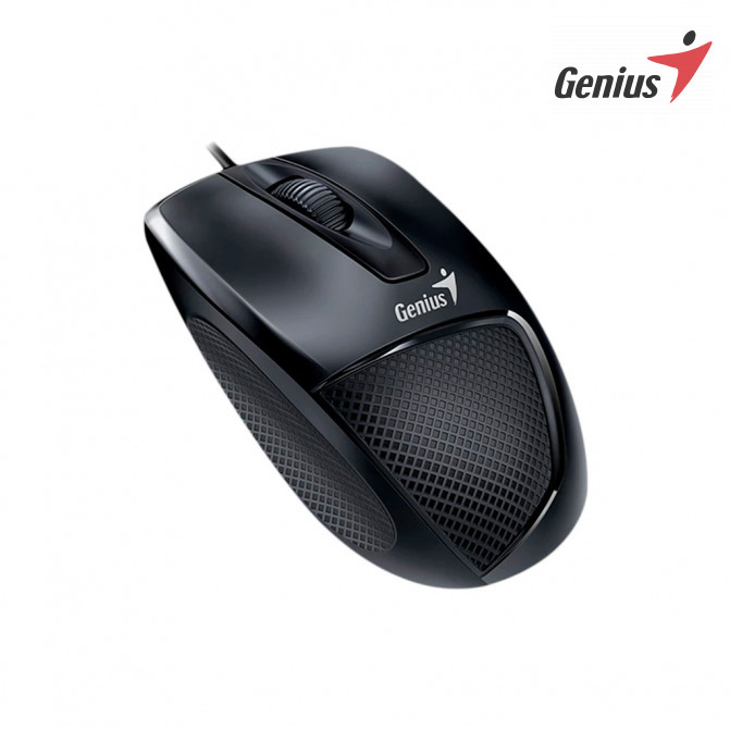 Мышь Genius DX-150X, Optical, 1000 dpi, 3 buttons, Ergonomic, Black, USB