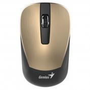 Мышь Genius Wireless NX-7015, Optical, 800-1600 dpi, 3 buttons, Ambidextrous, BlueEye, 1xAA, Gold