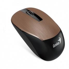 Mouse Genius Wireless NX-7015, Optical, 800-1600 dpi, 3 buttons, Ambidextrous, BlueEye,1xAA,Chocolate