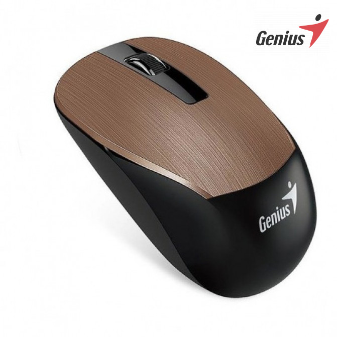 Мышь Genius Wireless NX-7015, Optical, 800-1600 dpi, 3 buttons, Ambidextrous,BlueEye,1xAA,Chocolate
