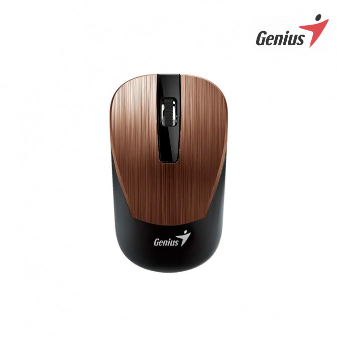 Мышь Genius Wireless NX-7015, Optical, 800-1600 dpi, 3 buttons, Ambidextrous,BlueEye,1xAA,Chocolate